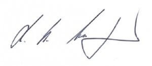 Kuschnir Unterschrift